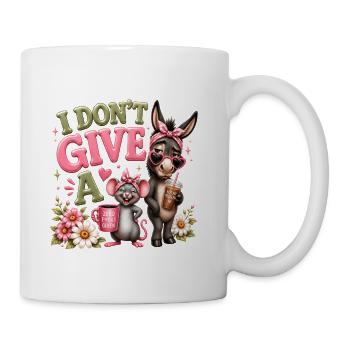 I Dont Give A Sass Animal Duo - Coffee/Tea Mug - white - Right