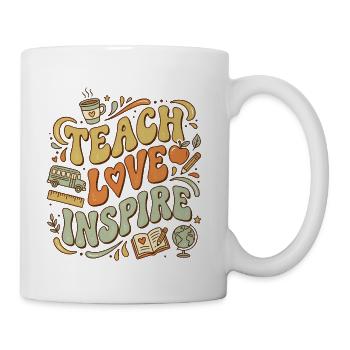 Teach Love Inspire - Coffee/Tea Mug - white - Right
