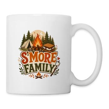 Smore Family Campfire Smores Camping - Coffee/Tea Mug - white - Right