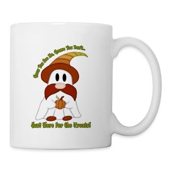Gnome-O-Ween Ghost Witch - Coffee/Tea Mug - white - Right