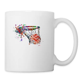 Basketball ball - Coffee/Tea Mug - white - Right