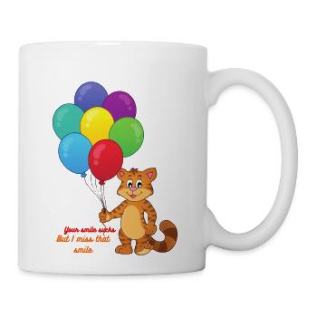 surprise bestie - Coffee/Tea Mug - white - Right
