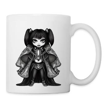 female vampire original - Coffee/Tea Mug - white - Right