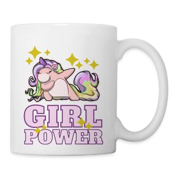 DESIGNGirl Power Unicorn - Coffee/Tea Mug - white - Right