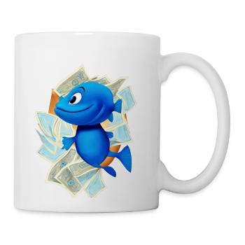 Golden fish - Coffee/Tea Mug - white - Right
