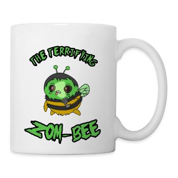 The terrifying ZOM-BEE - Coffee/Tea Mug - white - Right