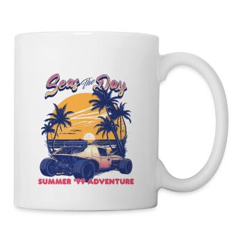 Seas the Day - Summer '99 Adventures - Coffee/Tea Mug - white - Right