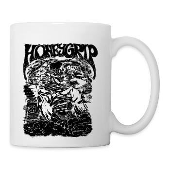 Uncle Funkle Mono Deep Purple - Coffee/Tea Mug - white - Right