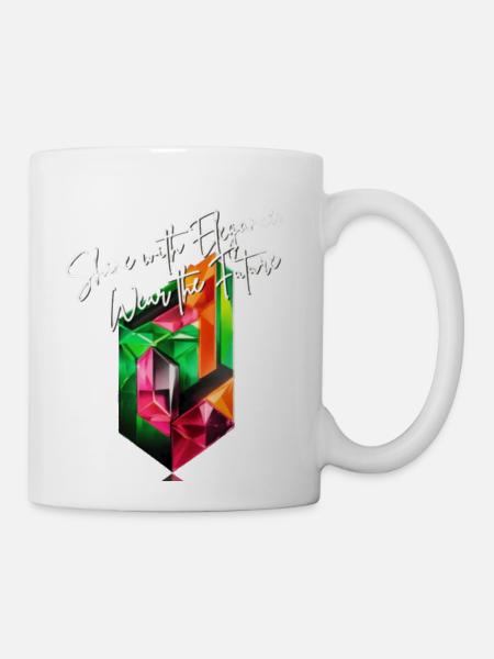 Crystallized Glamour Collection - Coffee/Tea Mug - white
