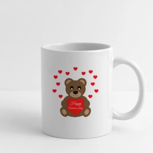 Sweet Bear Heart Mug - Cuddly Animal Coffee Cup - Coffee/Tea Mug