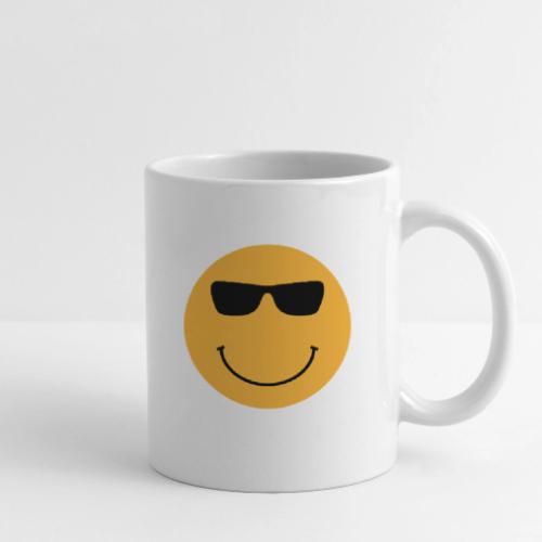Orange Face with Sunglasses - Coffee/Tea Mug