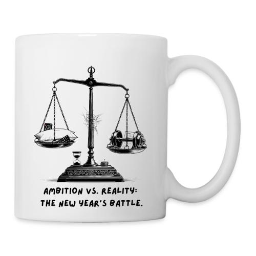 Ambition vs. Reality T-Shirt, Mug, & Leggings - Coffee/Tea Mug