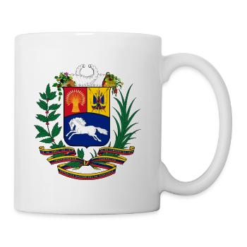 Venezuelan Coat of Arms Crest - Coffee/Tea Mug - white - Right