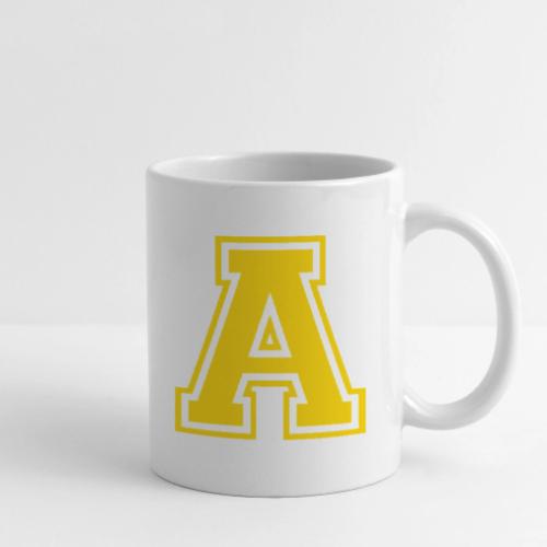 Letter A – Capital Athletic Alphabet Monogram - Coffee/Tea Mug