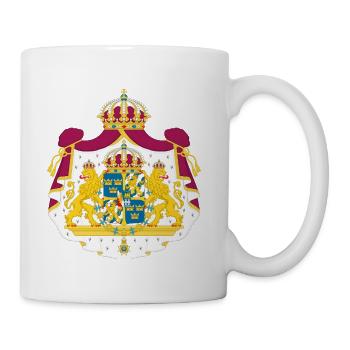 Sweden Coat of Arms Swedish Sverige Nordic Pride - Coffee/Tea Mug - white - Right