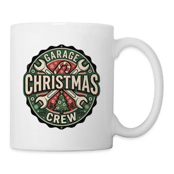 Garage Christmas Crew Badge - Coffee/Tea Mug - white - Right