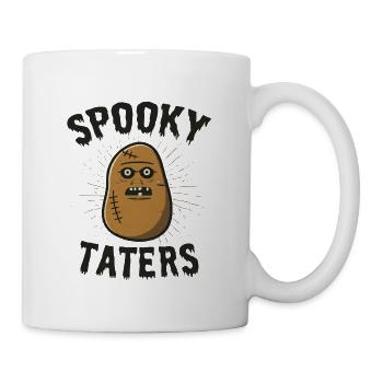 Spooky Taters Halloween Potato - Coffee/Tea Mug - white - Right