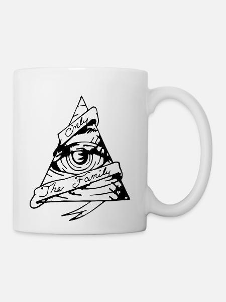 all seeing eye - Coffee/Tea Mug - white