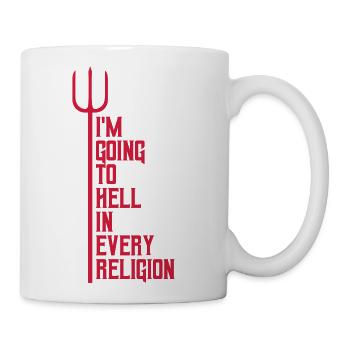 im going to hell - Coffee/Tea Mug - white - Right