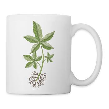 Money Tree Cutting - Coffee/Tea Mug - white - Right