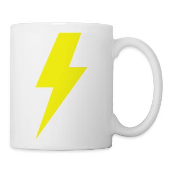 Lightning Bolt - Coffee/Tea Mug - white - Right