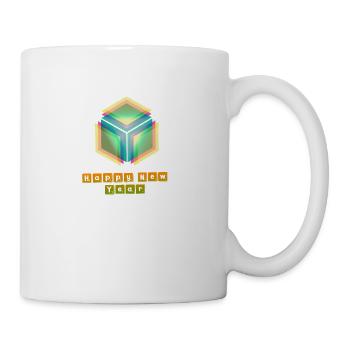 Happy New Year New T-shirt design - Coffee/Tea Mug - white - Right