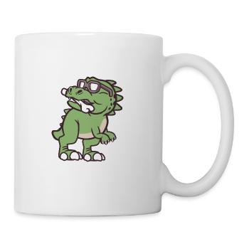 little dinosaur - Coffee/Tea Mug - white - Right