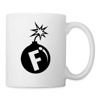 F BOMB - Coffee/Tea Mug - white - Right