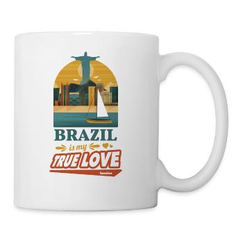 Brazil Rio de Janeiro South America gift - Coffee/Tea Mug - white - Right