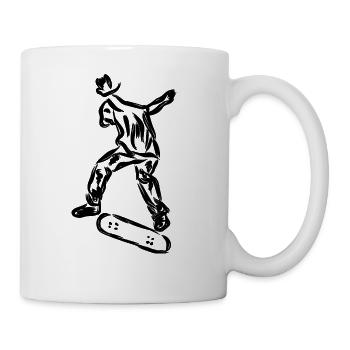 Skater - Coffee/Tea Mug - white - Right