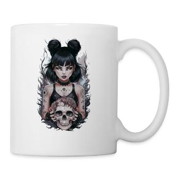Unique Gothic Art For a Gothic fan - Coffee/Tea Mug - white - Right