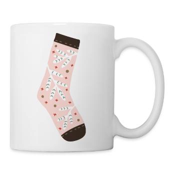 socks - new year 2024 - Coffee/Tea Mug - white - Right