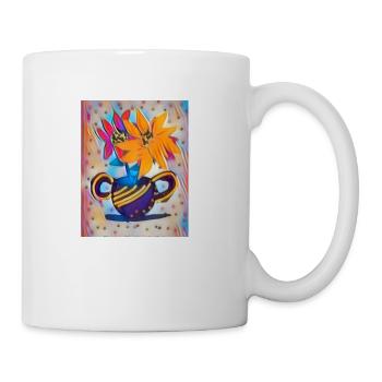 Flower pot - Coffee/Tea Mug - white - Right