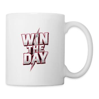 Motivational Lightning Bolt T-Shirt - Coffee/Tea Mug - white - Right