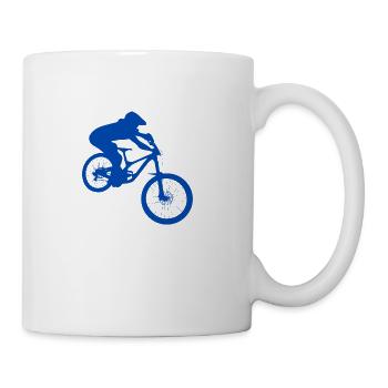 mountain bike - Coffee/Tea Mug - white - Right