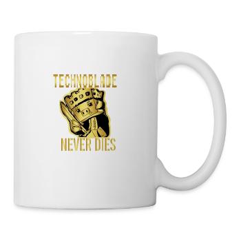 Technoblade Never Dies Golden - Coffee/Tea Mug - white - Right
