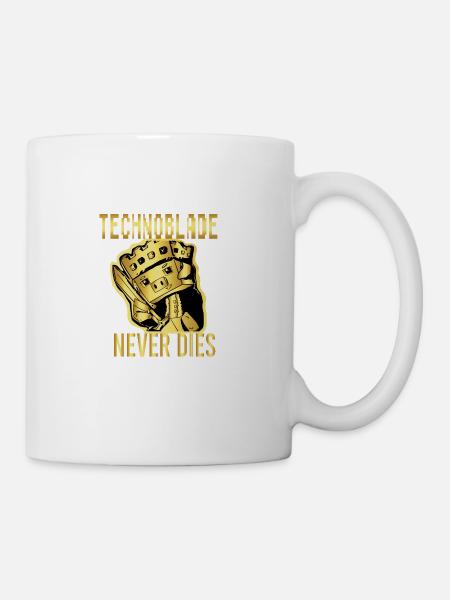 Technoblade Never Dies Golden - Coffee/Tea Mug - white