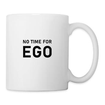 No Time For Ego - Coffee/Tea Mug - white - Right