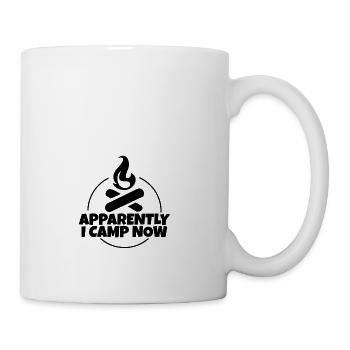 Apparently I Camp Now 4 - Coffee/Tea Mug - white - Right