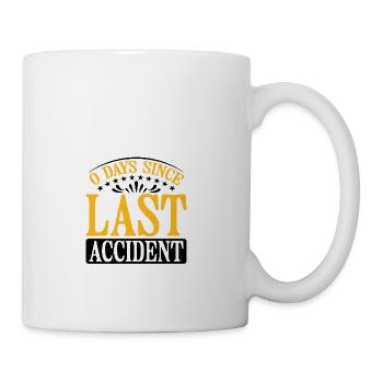 0 Days Since Last Accident 35 - Coffee/Tea Mug - white - Right