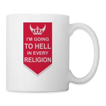 im going to hell - Coffee/Tea Mug - white - Right