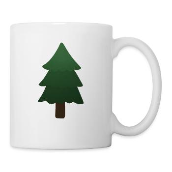 Pine Tree - Coffee/Tea Mug - white - Right