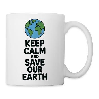 Earth Calm Save Campaign - Coffee/Tea Mug - white - Right