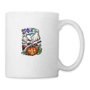 Spooky Season Boo Boo Boo - Coffee/Tea Mug - white - Right