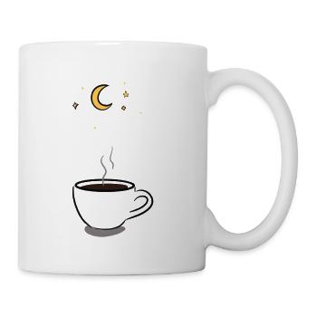 Coffee & Moon Moment - Coffee/Tea Mug - white - Right