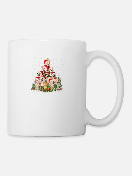 Corgi Christmas Tree - Coffee/Tea Mug - white