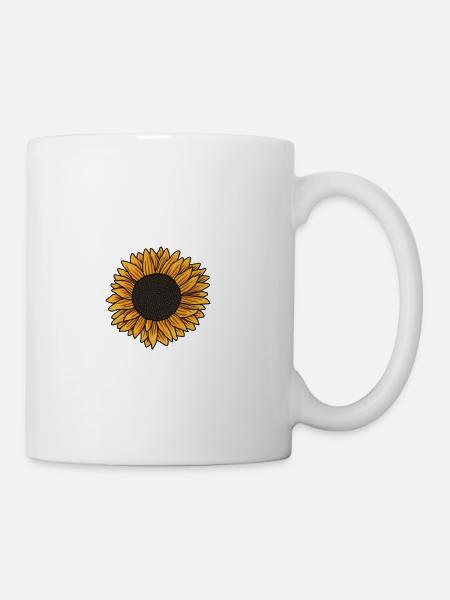 Sunflower - Coffee/Tea Mug - white