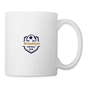 Brooklyn Football Crest - Coffee/Tea Mug - white - Right