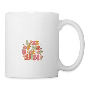 Less of me more of him - Coffee/Tea Mug - white - Right