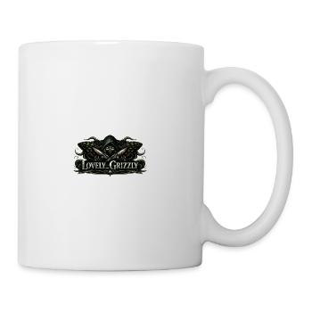 Lovely Grizzly Twitch Logo - Coffee/Tea Mug - white - Right